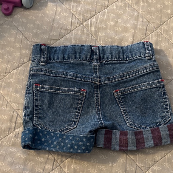 Healthtex Denim Star Embroidered Shorts - Picture 2 of 4